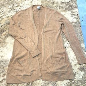 Old Navy Tan Cardigan XS